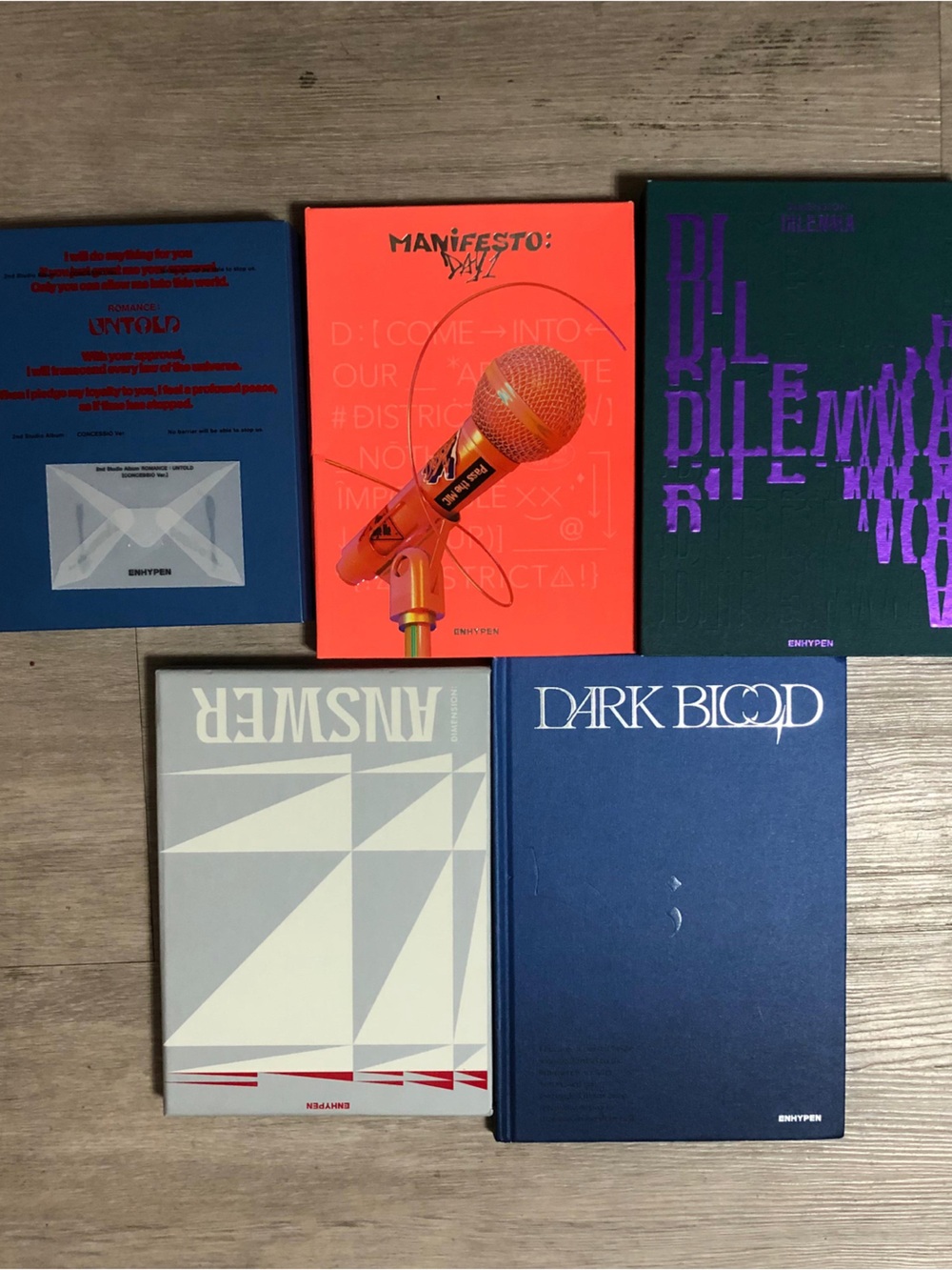 ENHYPEN ALBUM LOT - PHOTOBOOK ONLY (NO CD)